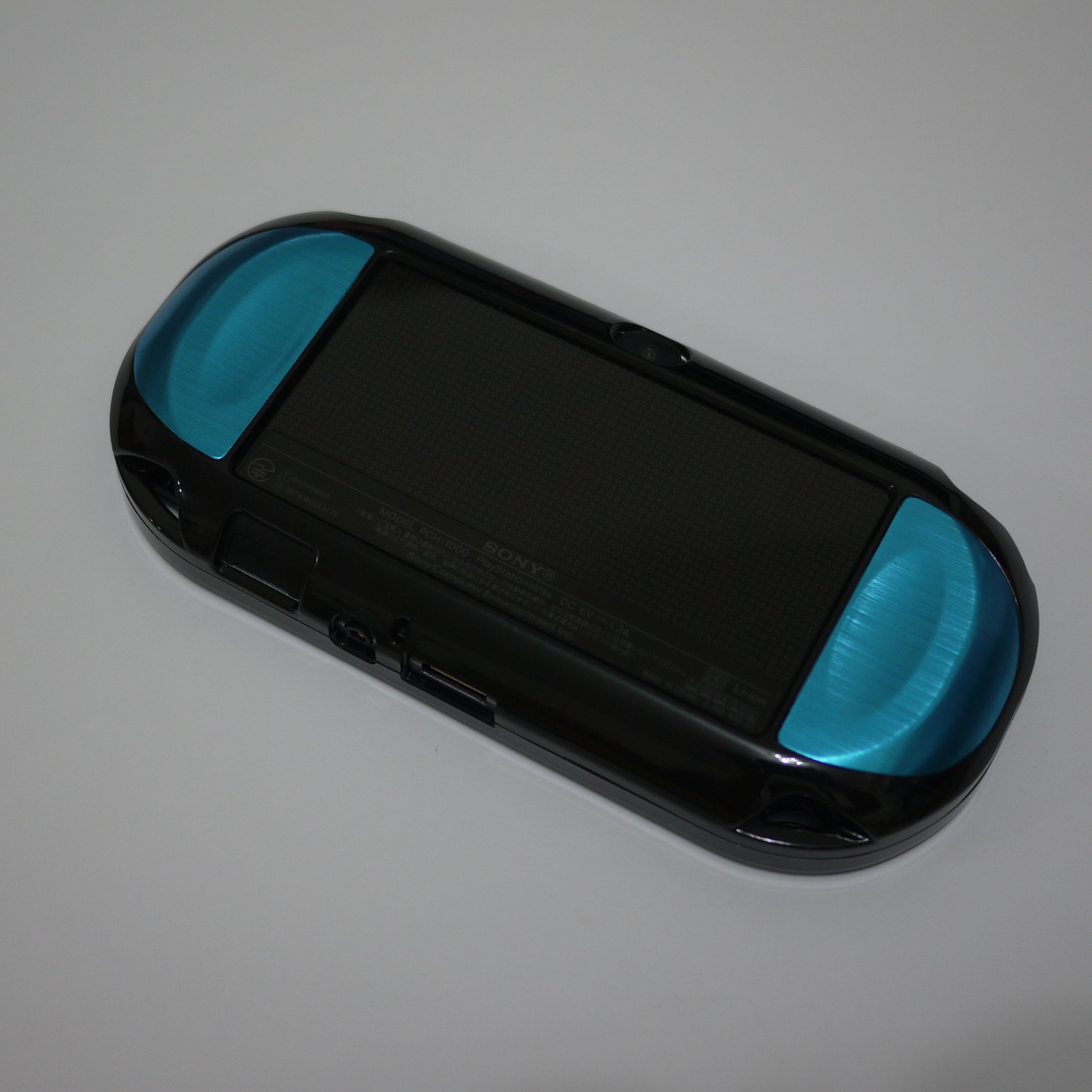 PS Vita アルミフェース プラスチック ハード ケース （ブルー